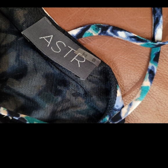 ASTR STRAPPY SWING Mini DRESS with mesh detail Size S - Picture 2 of 12